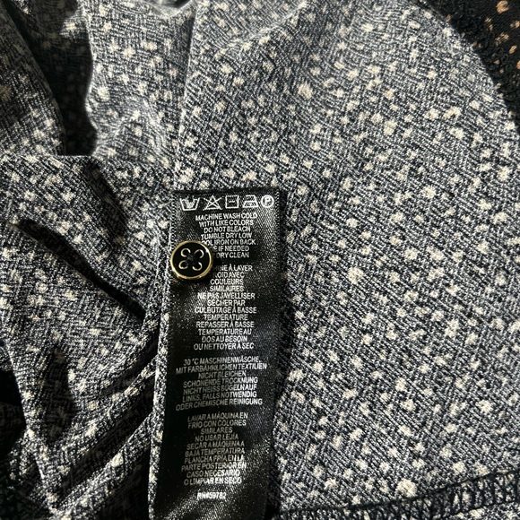 Adrianna Papell Black and Cream Blouse Elegant Top - Picture 8 of 16